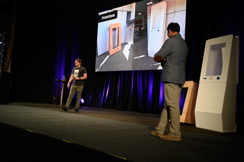 Fabián Baptista (Abstracta) y Pablo Brera (Parconier)